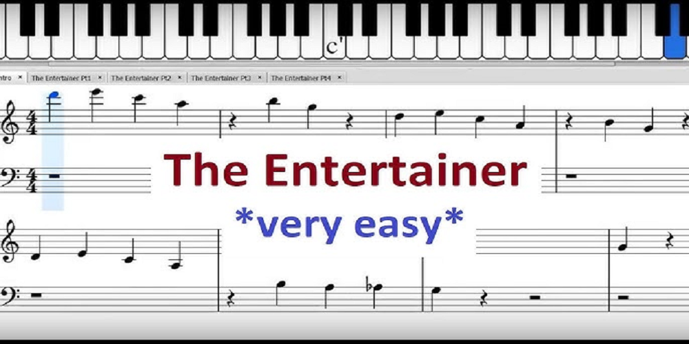 The Entertainer – Scott Joplin Piano Sheet Music with Chords | MuseScore